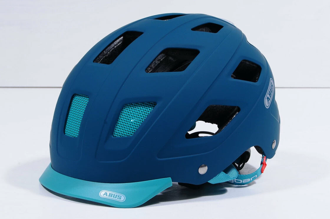 Kask rowerowy ABUS Hyban Core, zielony Rozmiar M: 52-58 cm