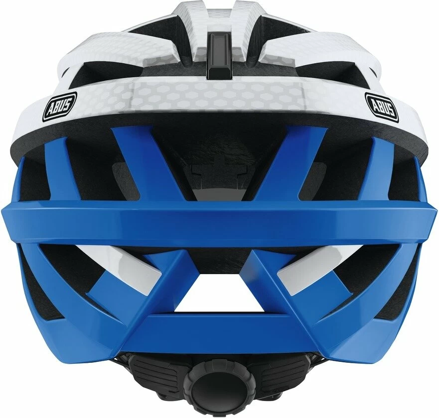 Kask rowerowy Abus In-Vizz Ascent, biały / niebieski Rozmiar M