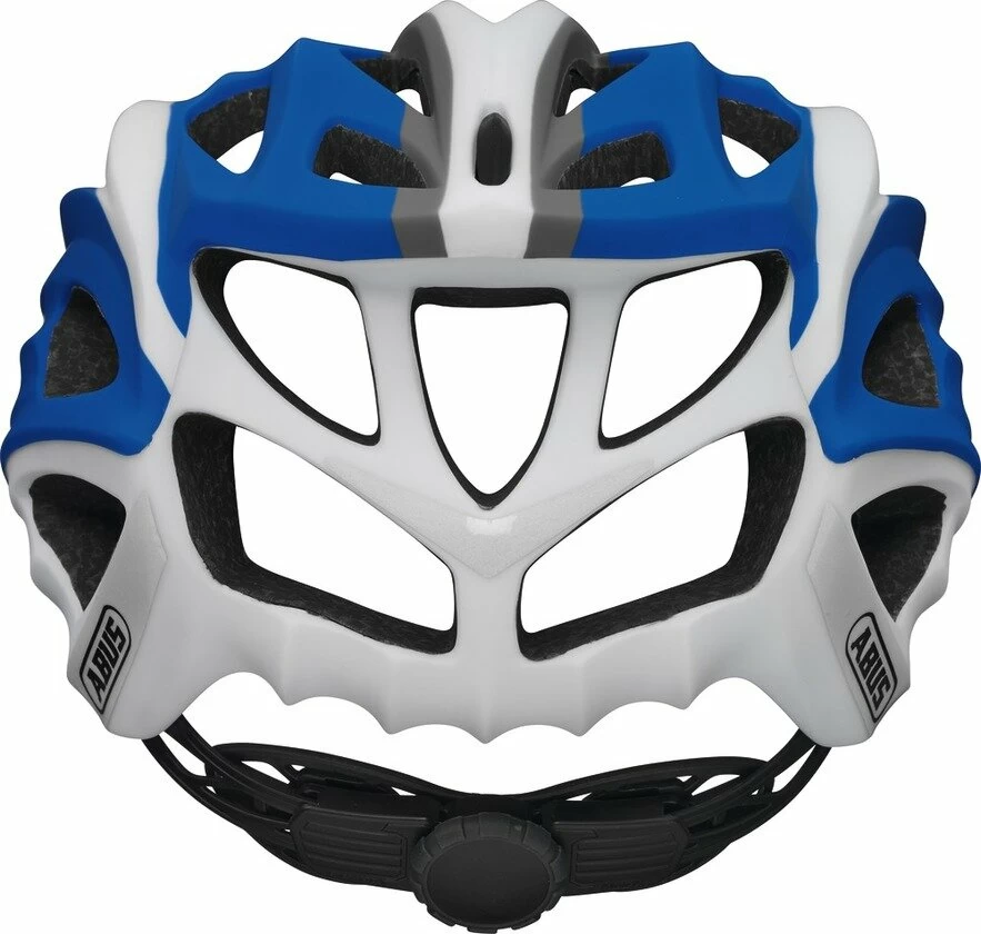 Kask rowerowy Abus In-Vizz, niebieski / biały Rozmiar M