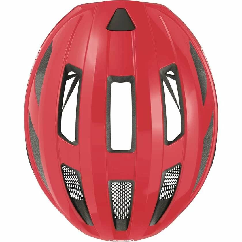 Kask rowerowy Abus Macator - czerwony Rozmiar M – 52-58 cm