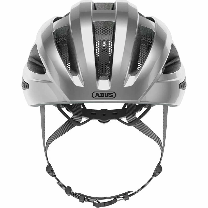 Kask rowerowy Abus Macator - gleam/srebrny