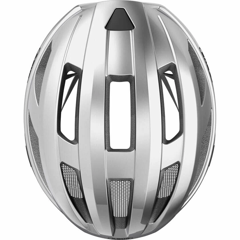 Kask rowerowy Abus Macator - gleam/srebrny