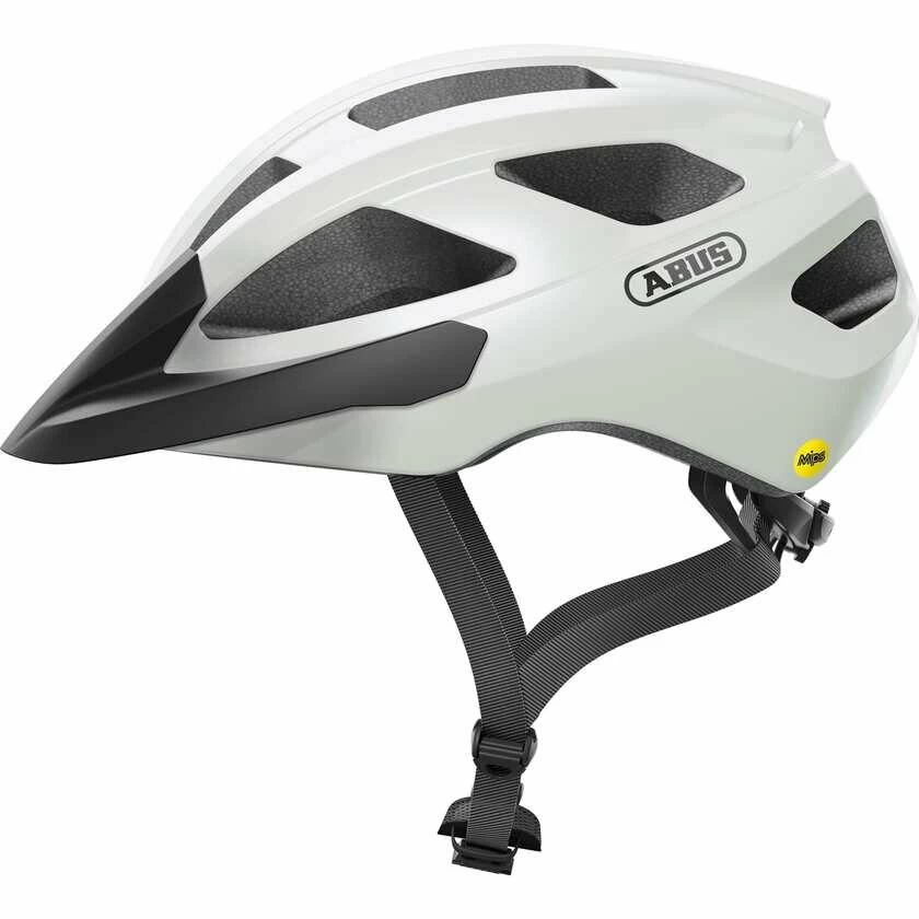 Kask rowerowy Abus Macator MIPS Pearl White