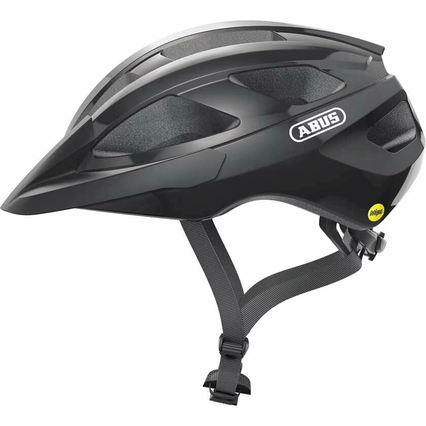Kask rowerowy Abus Macator MIPS Shiny Black
