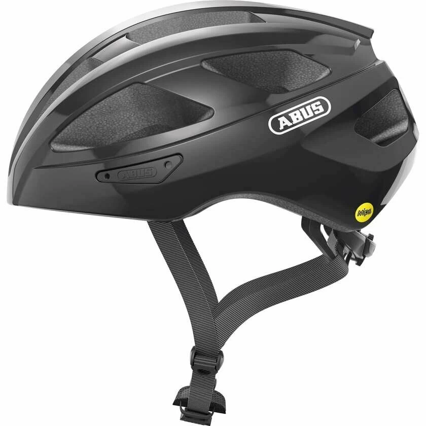 Kask rowerowy Abus Macator MIPS Shiny Black Rozmiar S - 51-55 cm