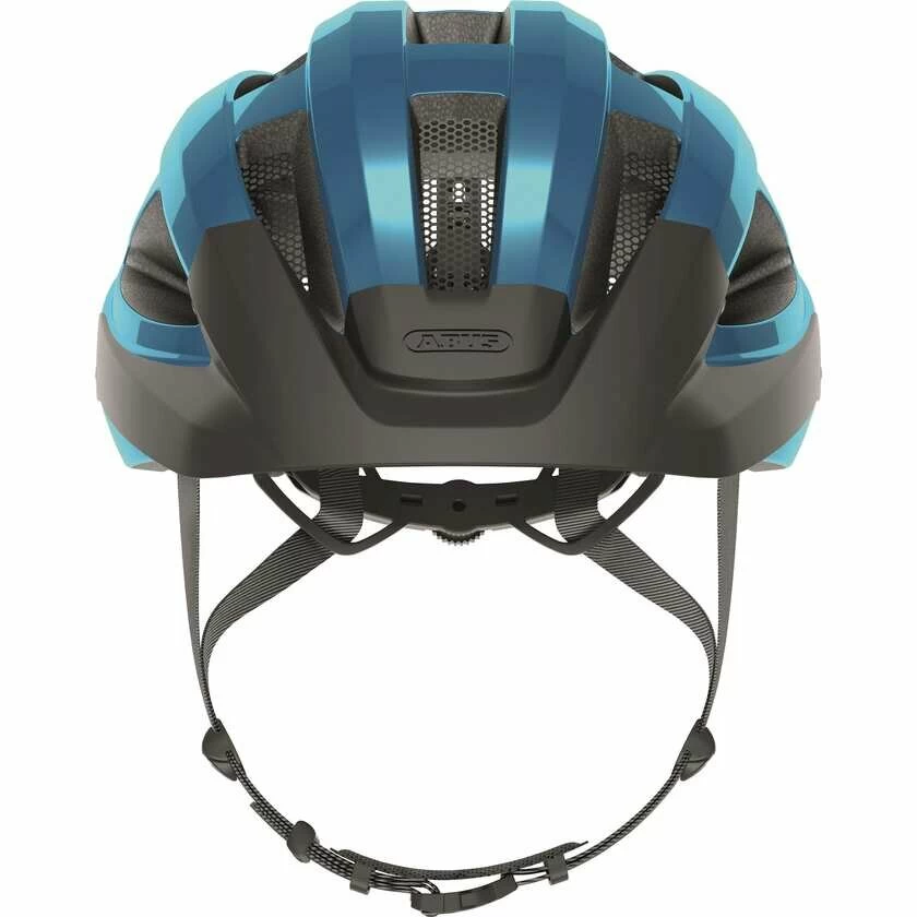 Kask rowerowy Abus Macator - steel/niebieski