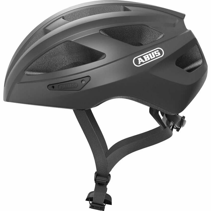 Kask rowerowy Abus Macator - szary Rozmiar S – 51-55 cm