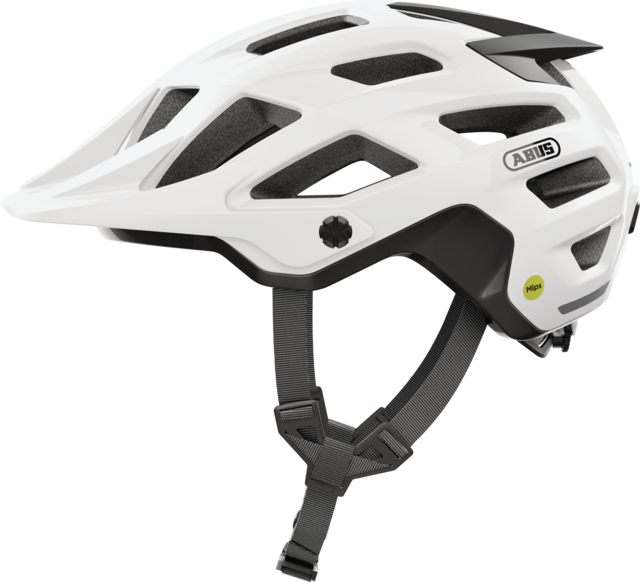 Kask rowerowy Abus Moventor 2.0 MIPS Shiny White