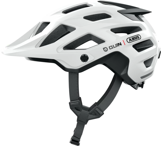 Kask rowerowy ABUS Moventor 2.0 QUIN Shiny White