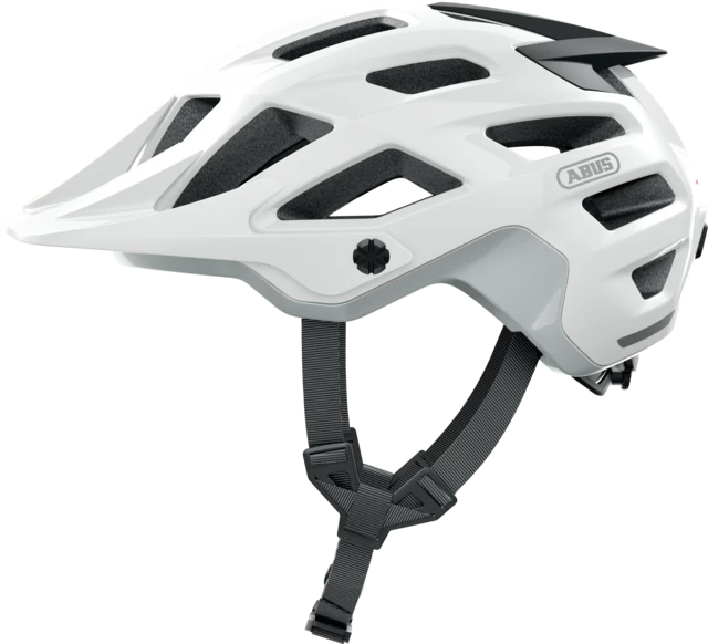 Kask rowerowy ABUS Moventor 2.0 Shiny White