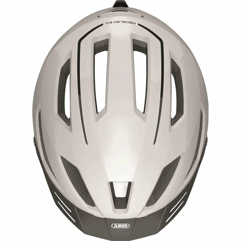 Kask rowerowy Abus Pedelec 2.0 Pearl White Rozmiar L