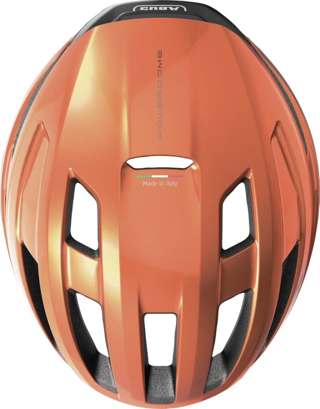 Kask rowerowy Abus PowerDome Goldfish Orange Rozmiar M: 54-58 cm