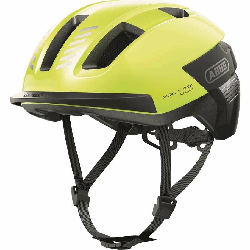 Kask rowerowy Abus Purl-Y ACE Signal Yellow Rozmiar L: 57-61 cm