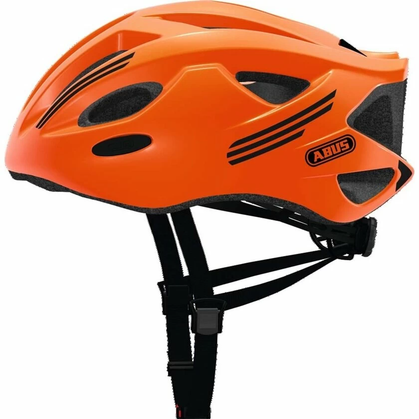 Kask rowerowy Abus S-Cension Neon Orange Rozmiar M