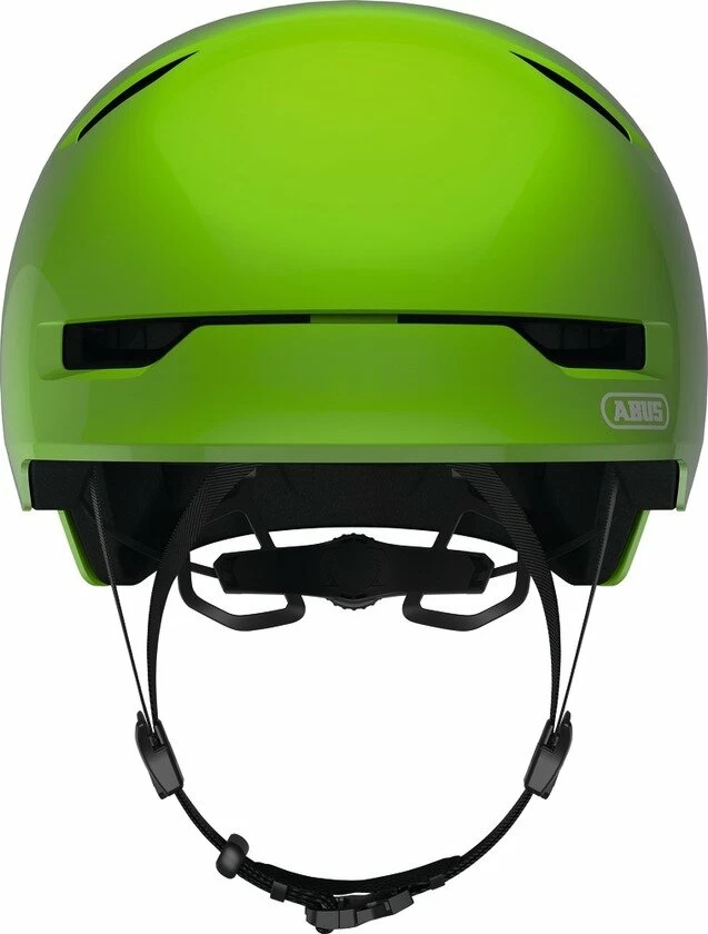 Kask rowerowy Abus Scraper Kid 3.0 Shiny Green Rozmiar S - 51-55 cm