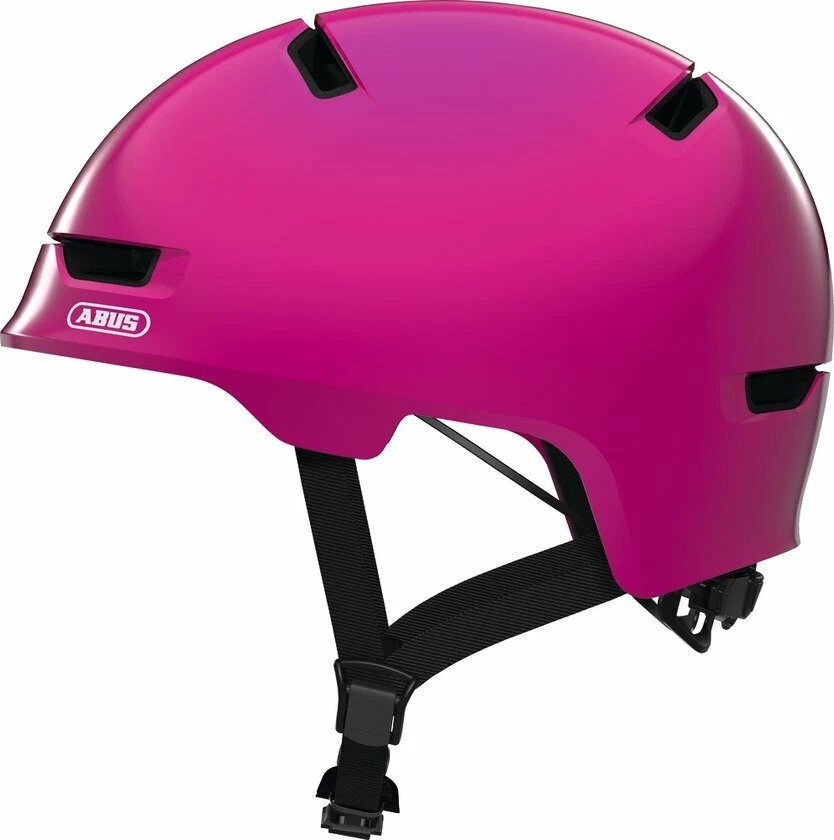 Kask rowerowy Abus Scraper Kid 3.0 Shiny Pink