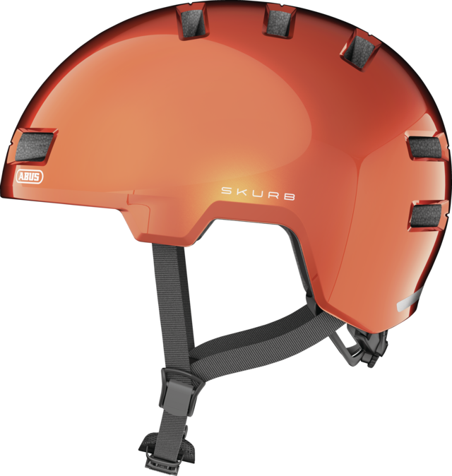 Kask rowerowy Abus Skurb Goldfish Orange Rozmiar L: 58-61 cm