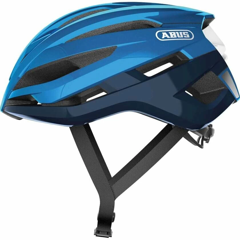 Kask rowerowy ABUS StormChaser steel/niebieski