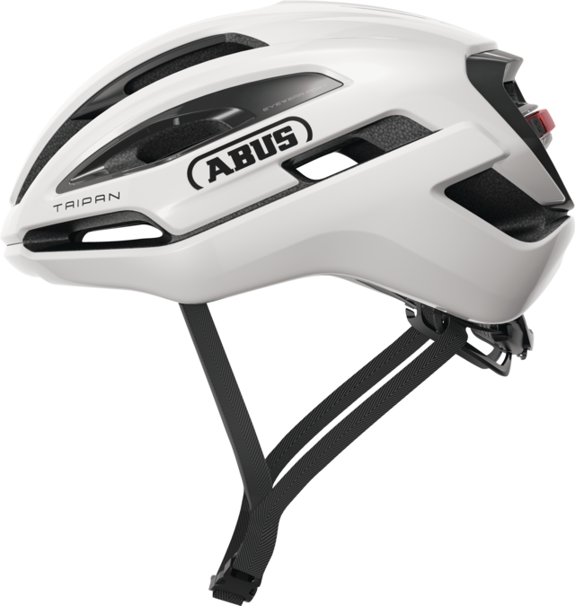 Kask rowerowy Abus Taipan LED Shiny White