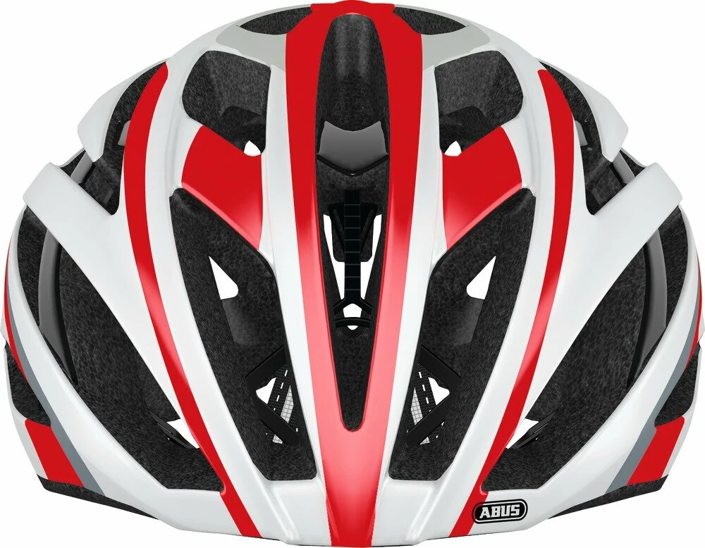 Kask rowerowy Abus Tec-Tical Pro 2.0, czerwony / biały