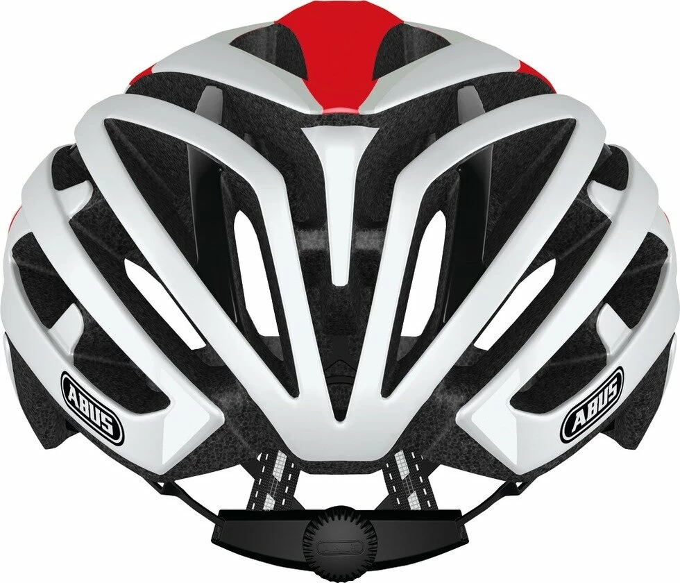 Kask rowerowy Abus Tec-Tical Pro 2.0, czerwony / biały