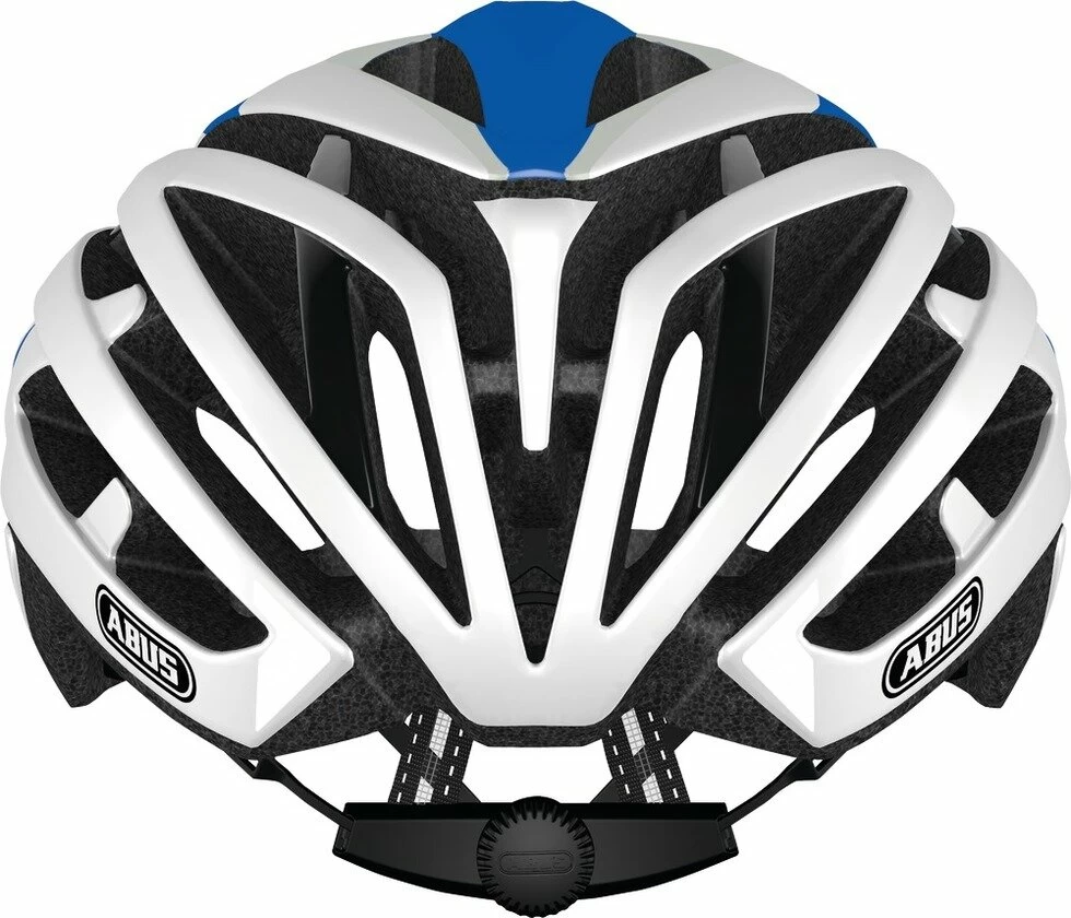 Kask rowerowy Abus Tec-Tical Pro 2.0, niebieski / biały