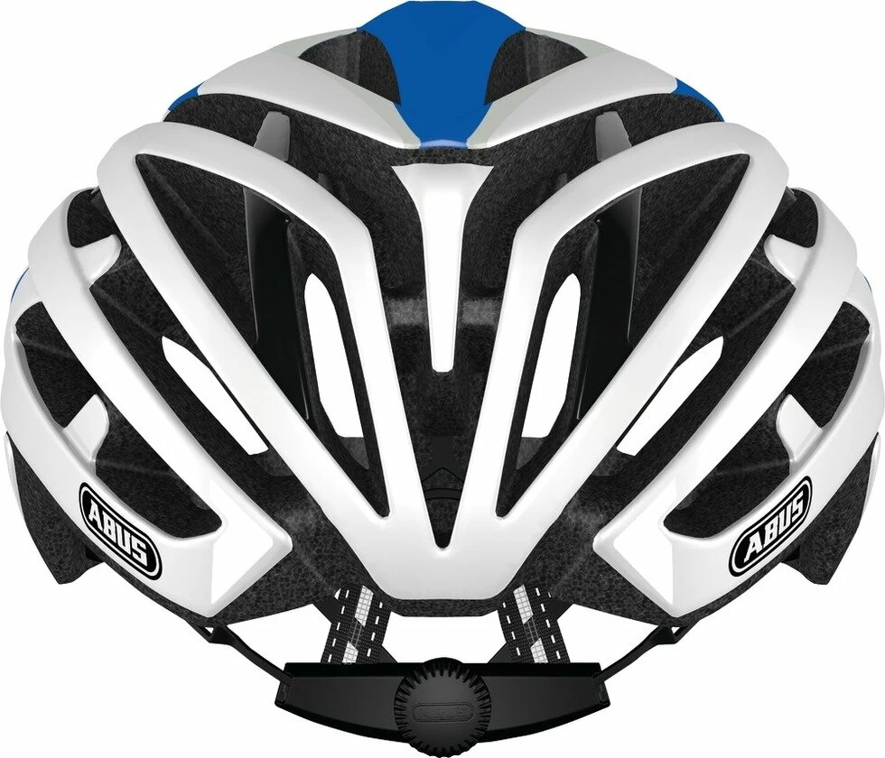Kask rowerowy Abus Tec-Tical Pro 2.0, niebieski / biały Rozmiar M