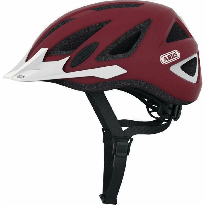 Kask rowerowy Abus Urban-I 2.0, bordowy Rozmiar M: 52-58 cm