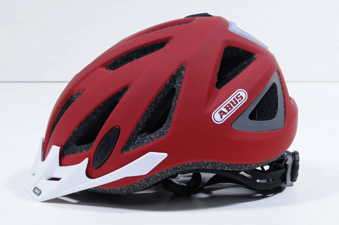 Kask rowerowy Abus Urban-I 2.0, bordowy Rozmiar M: 52-58 cm