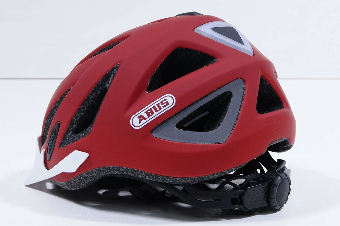 Kask rowerowy Abus Urban-I 2.0, bordowy Rozmiar M: 52-58 cm