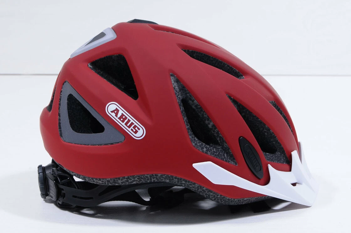 Kask rowerowy Abus Urban-I 2.0, bordowy Rozmiar M: 52-58 cm