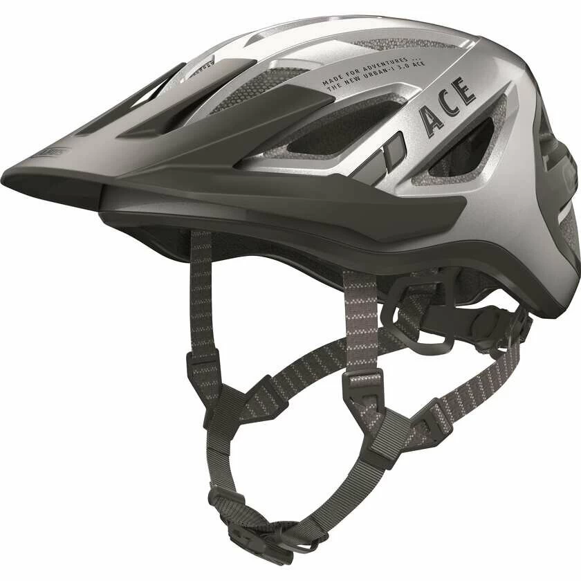 Kask rowerowy Abus Urban-I 3.0 ACE Gleam Silver