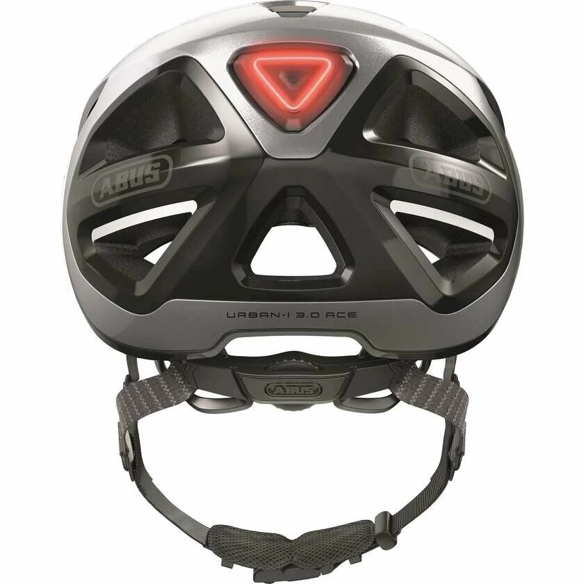 Kask rowerowy Abus Urban-I 3.0 ACE Gleam Silver