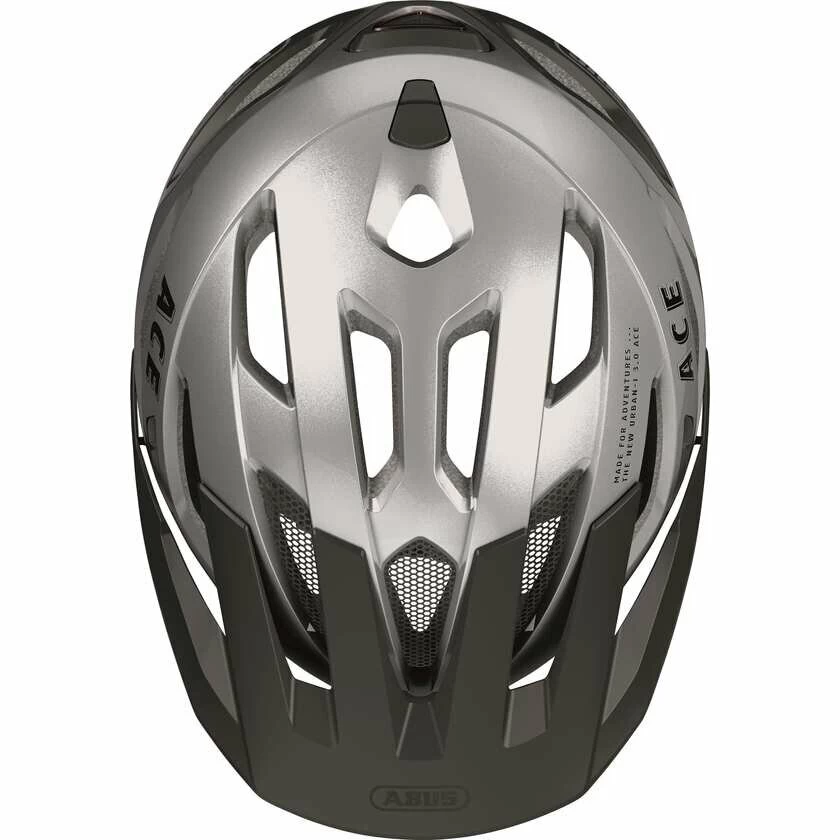 Kask rowerowy Abus Urban-I 3.0 ACE Gleam Silver