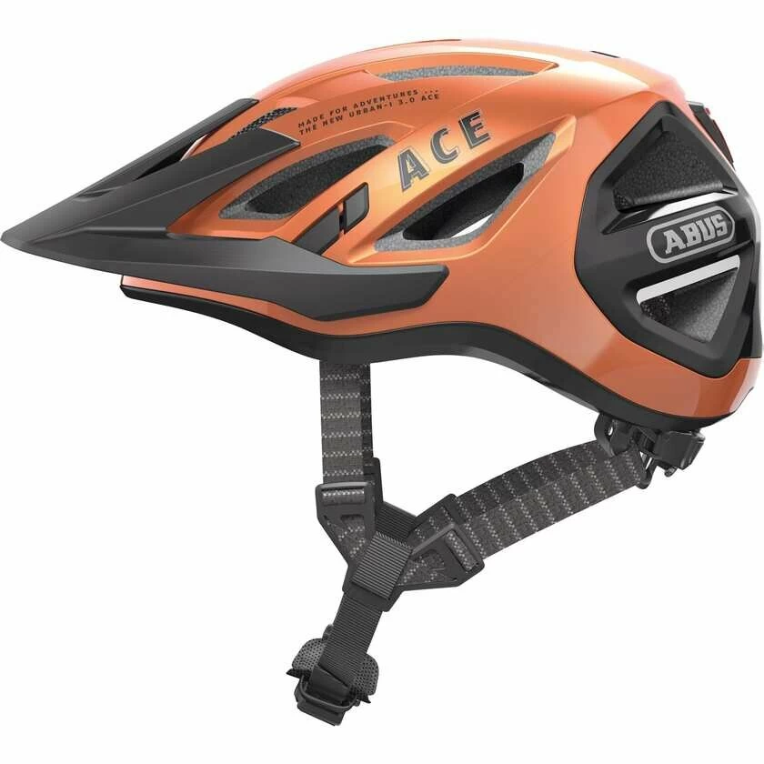 Kask rowerowy Abus Urban-I 3.0 ACE Goldfish Orange