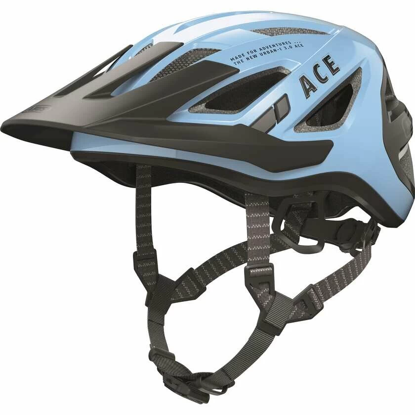 Kask rowerowy Abus Urban-I 3.0 ACE Iced Blue Rozmiar L: 56-61 cm