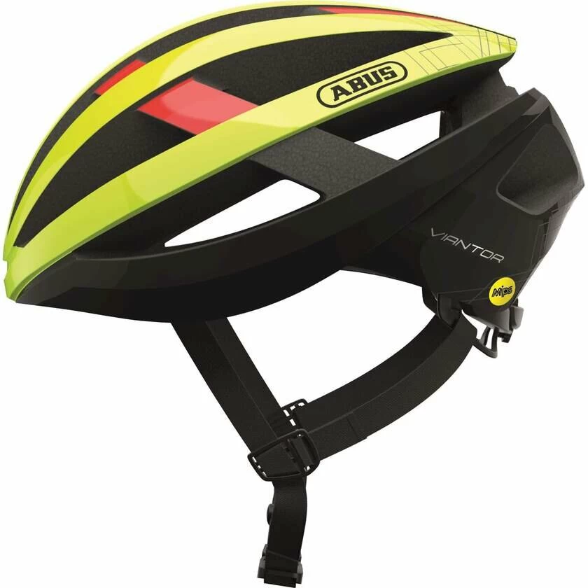 Kask rowerowy Abus Viantor MIPS Neon Yellow