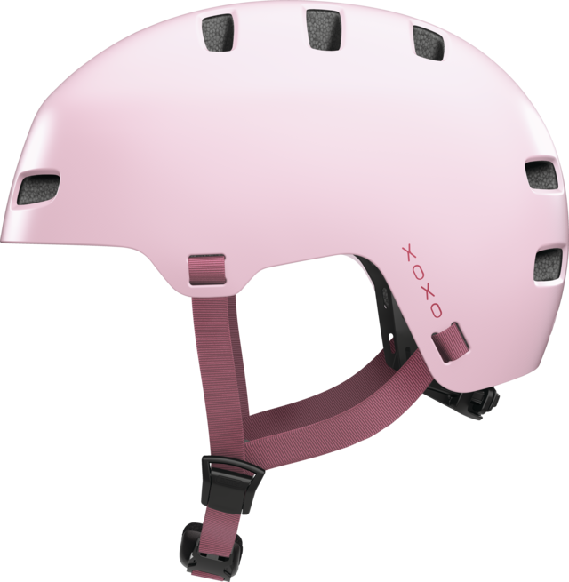 Kask rowerowy Abus XoXo Strawberry Rose