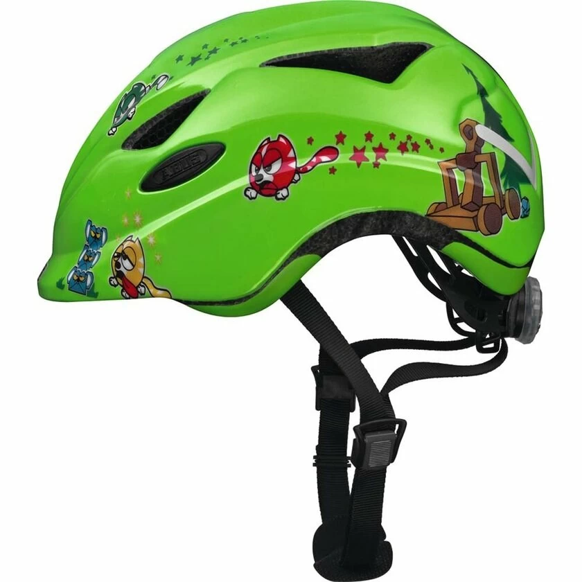 Kask rowerowy dal dzieci Abus Anuky Green Catapult  M - 52-57 cm