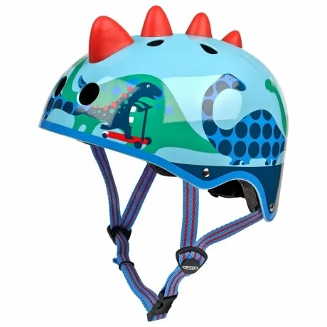 Kask rowerowy dla dzieci Micro – kolor 3D Scootersaurus (w hulajnogozaury 3D)
