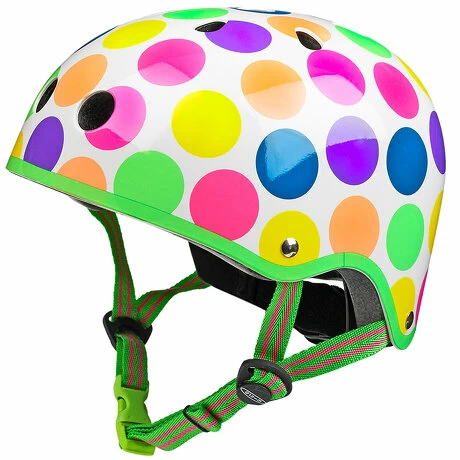 Kask rowerowy dla dzieci Micro – kolor Neon Dots (neonowe kropki)