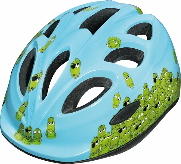 Kask rowerowy dziecięcy ABUS Smiley Croco Family