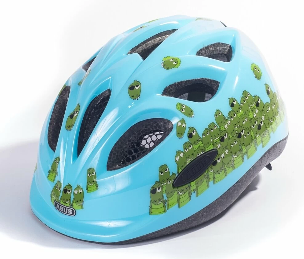 Kask rowerowy dziecięcy ABUS Smiley Croco Family