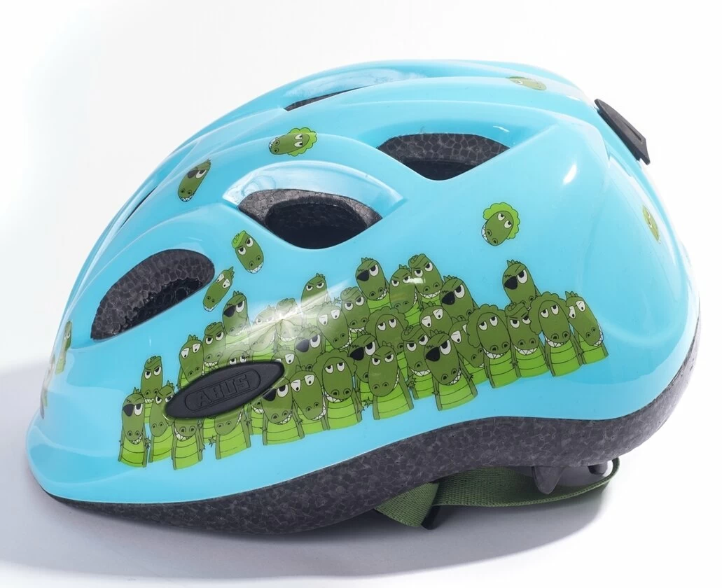 Kask rowerowy dziecięcy ABUS Smiley Croco Family