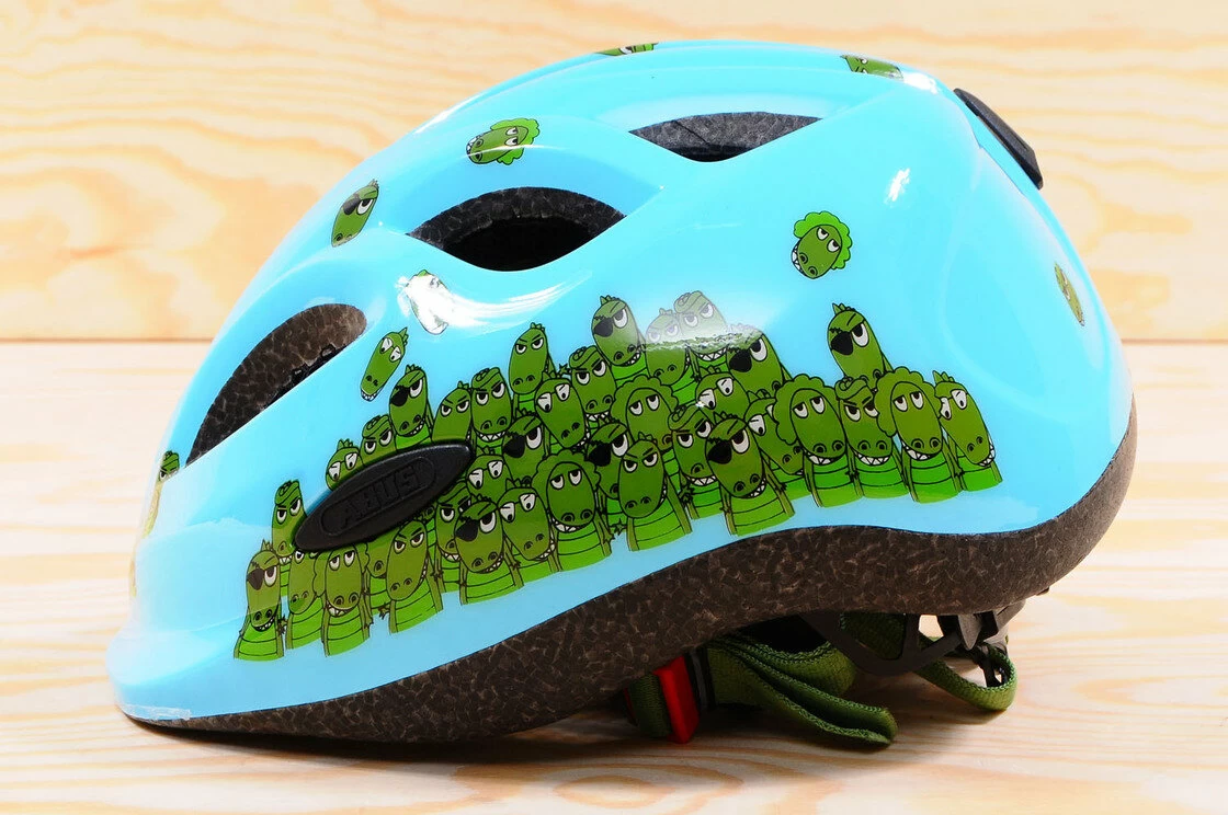 Kask rowerowy dziecięcy ABUS Smiley Croco Family