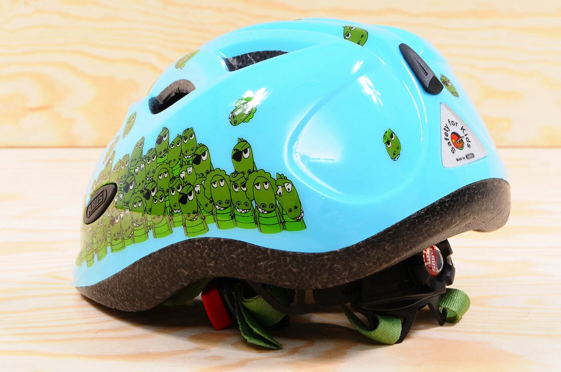 Kask rowerowy dziecięcy ABUS Smiley Croco Family