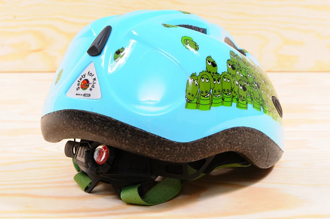 Kask rowerowy dziecięcy ABUS Smiley Croco Family