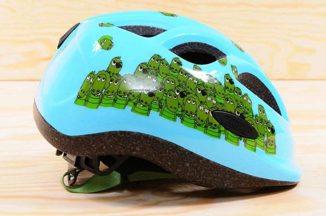 Kask rowerowy dziecięcy ABUS Smiley Croco Family