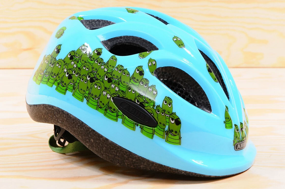 Kask rowerowy dziecięcy ABUS Smiley Croco Family