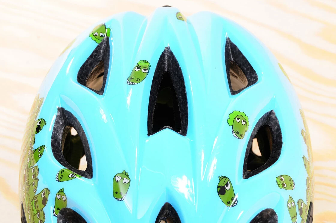 Kask rowerowy dziecięcy ABUS Smiley Croco Family